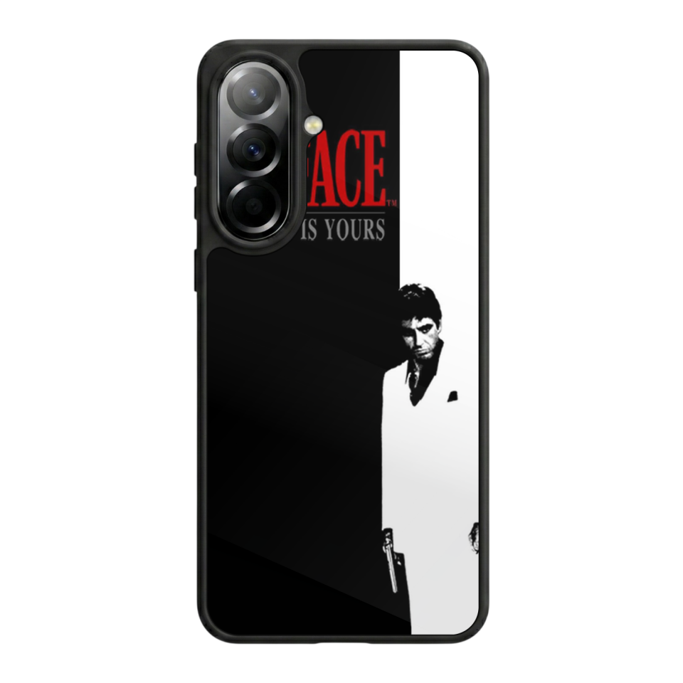 Samsung Galaxy A37 Uyumlu Scarface Tasarımlı Glossy Premium Kılıf