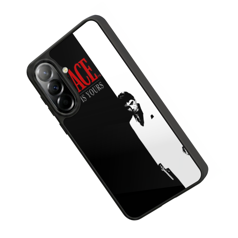 Samsung Galaxy A37 Uyumlu Scarface Tasarımlı Glossy Premium Kılıf