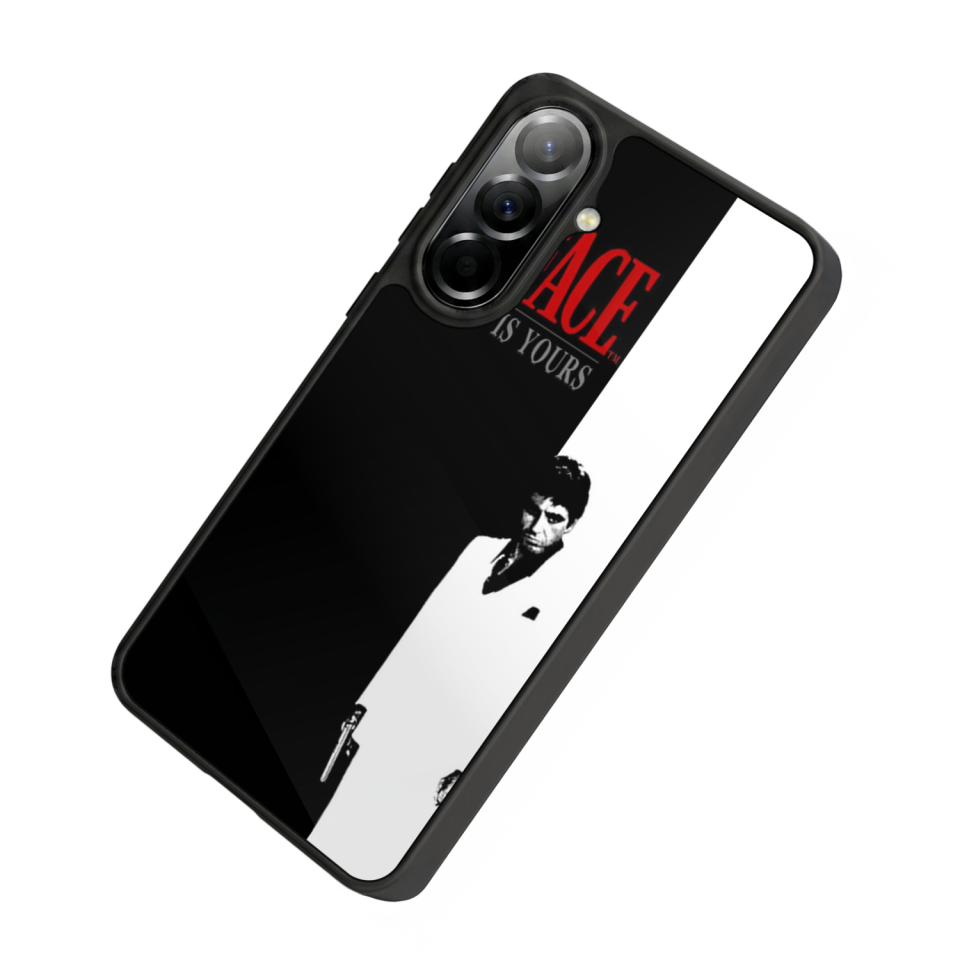 Samsung Galaxy A37 Uyumlu Scarface Tasarımlı Glossy Premium Kılıf