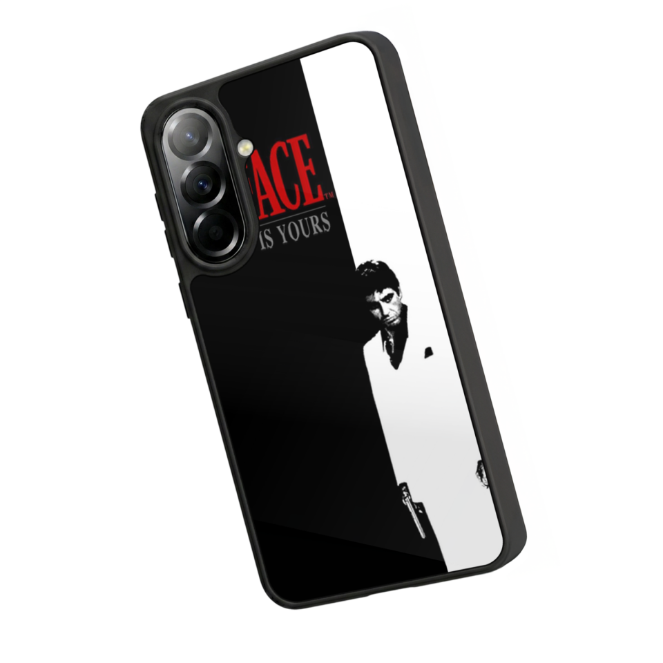 Samsung Galaxy A37 Uyumlu Scarface Tasarımlı Glossy Premium Kılıf