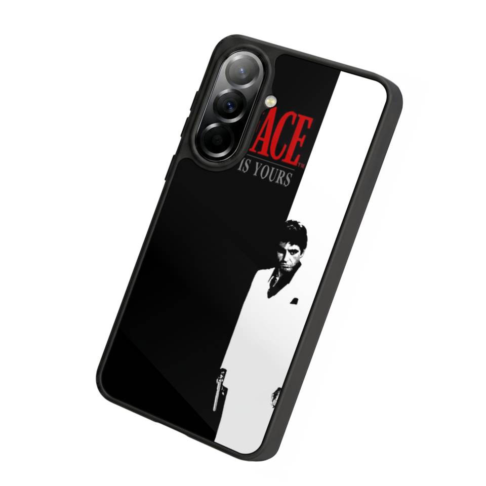 Samsung Galaxy A37 Uyumlu Scarface Tasarımlı Glossy Premium Kılıf