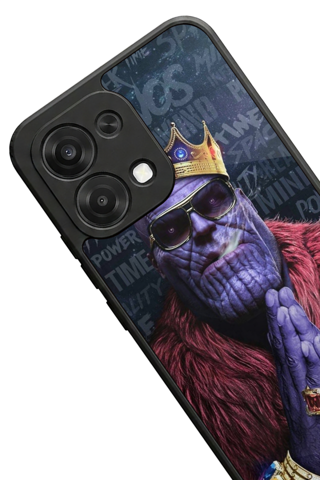 Oppo A6 Pro Uyumlu Thanos Tasarımlı Glossy Premium Kılıf