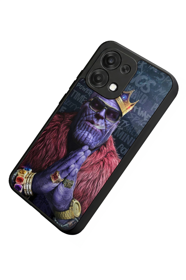 Oppo A6 Pro Uyumlu Thanos Tasarımlı Glossy Premium Kılıf
