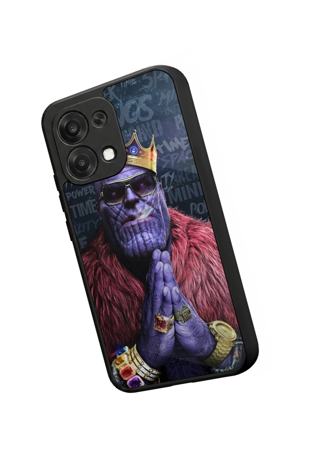Oppo A6 Pro Uyumlu Thanos Tasarımlı Glossy Premium Kılıf