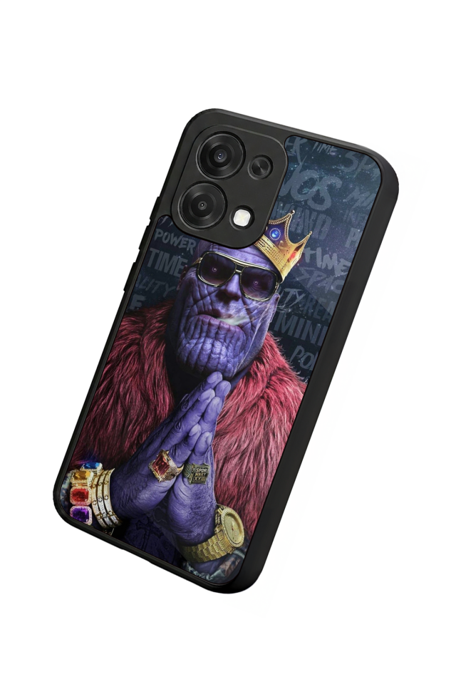Oppo A6 Pro Uyumlu Thanos Tasarımlı Glossy Premium Kılıf