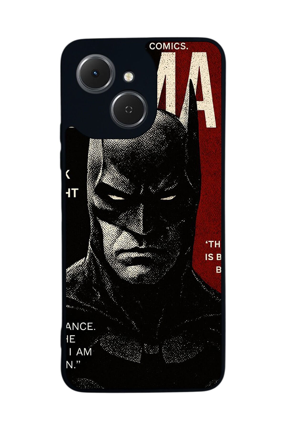 Tecno Spark 40C Uyumlu Batman Tasarımlı Glossy Premium Kılıf