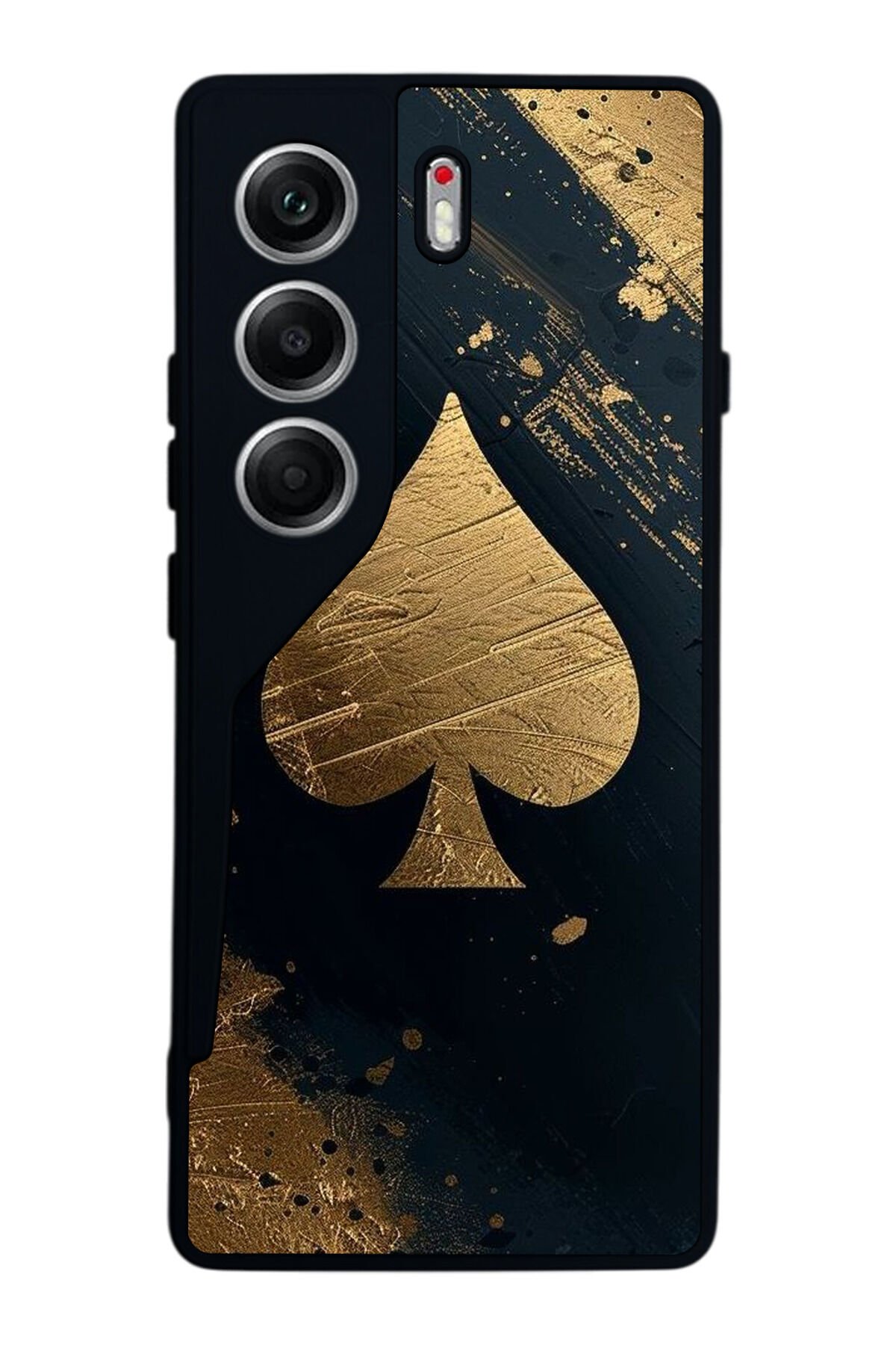 Tecno Camon 40 Uyumlu Kart Tasarımlı Glossy Premium Kılıf