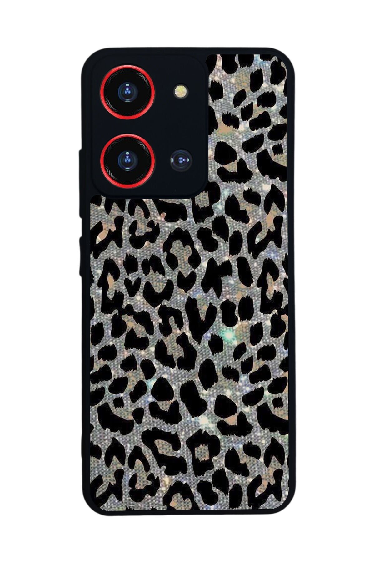 Reeder S19 Max Pro S ZOOM Uyumlu Hologram Leopar Tasarımlı Glossy Premium Kılıf