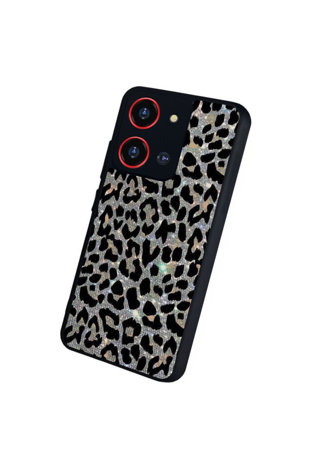 Reeder S19 Max Pro S ZOOM Uyumlu Hologram Leopar Tasarımlı Glossy Premium Kılıf