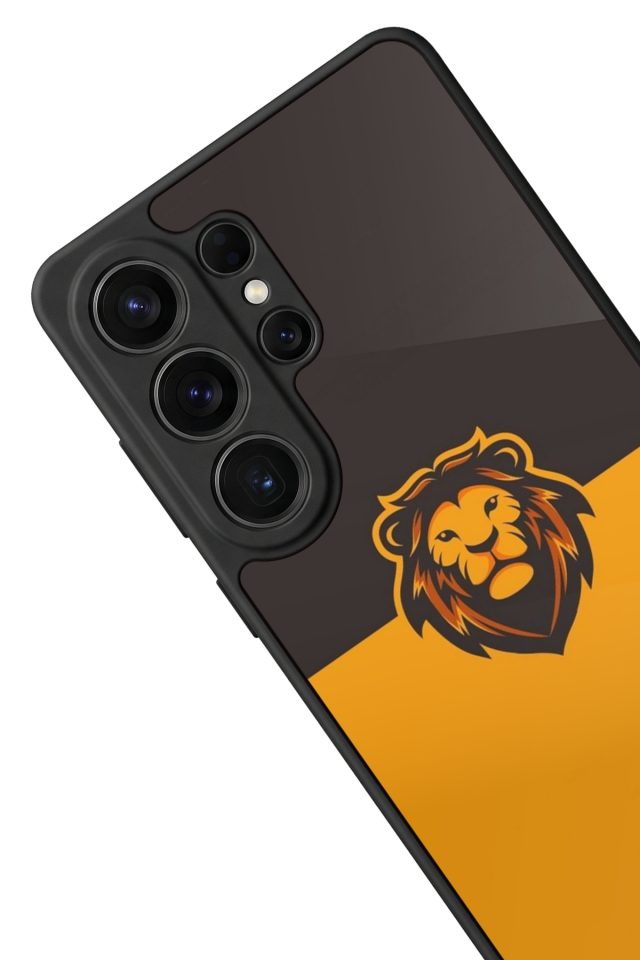 Samsung Galaxy S26 Ultra Uyumlu Aslan Tasarımlı Glossy Premium Kılıf