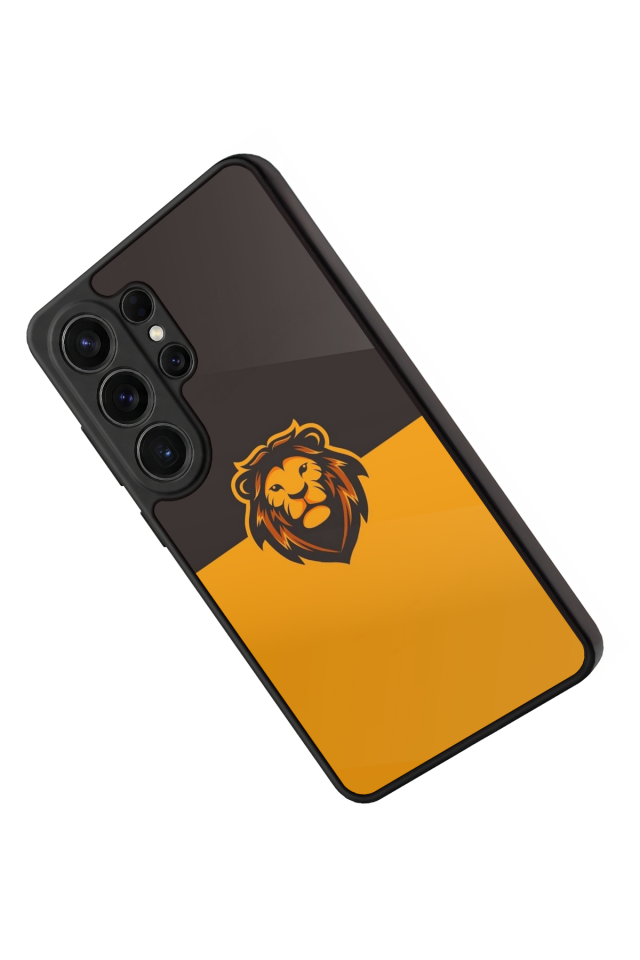 Samsung Galaxy S26 Ultra Uyumlu Aslan Tasarımlı Glossy Premium Kılıf