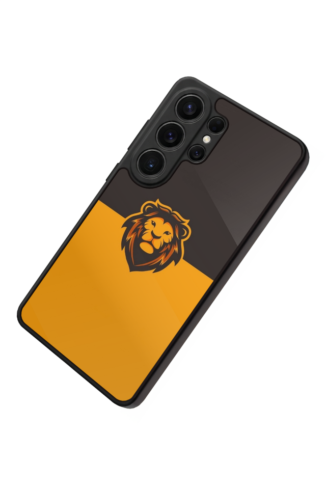Samsung Galaxy S26 Ultra Uyumlu Aslan Tasarımlı Glossy Premium Kılıf