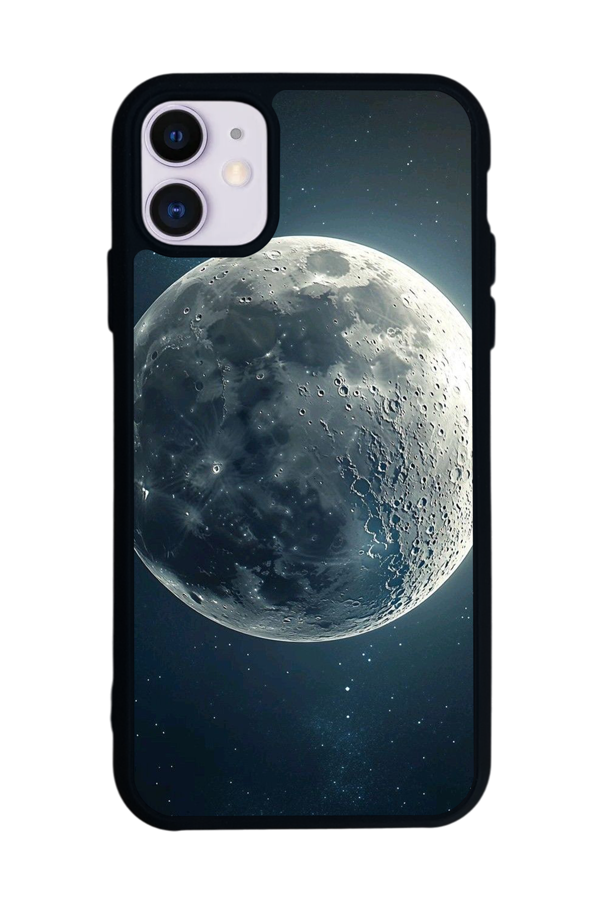 iPhone 11 Uyumlu Ay Tasarımlı Glossy Premium Kılıf