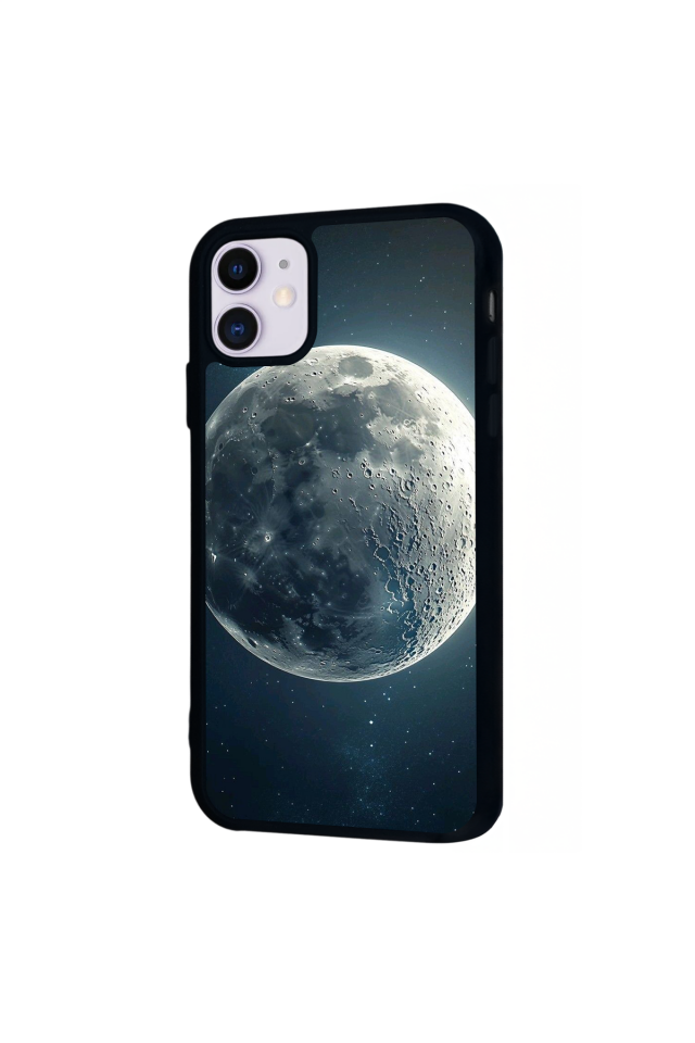 iPhone 11 Uyumlu Ay Tasarımlı Glossy Premium Kılıf