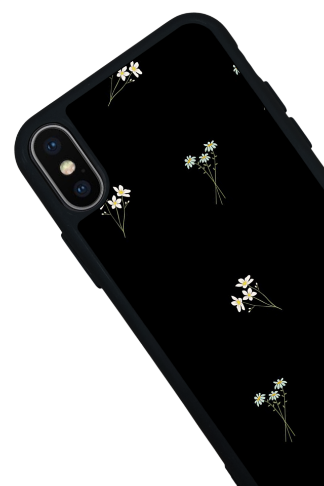 iPhone XS Max Uyumlu Cicek Tasarımlı Glossy Premium Kılıf