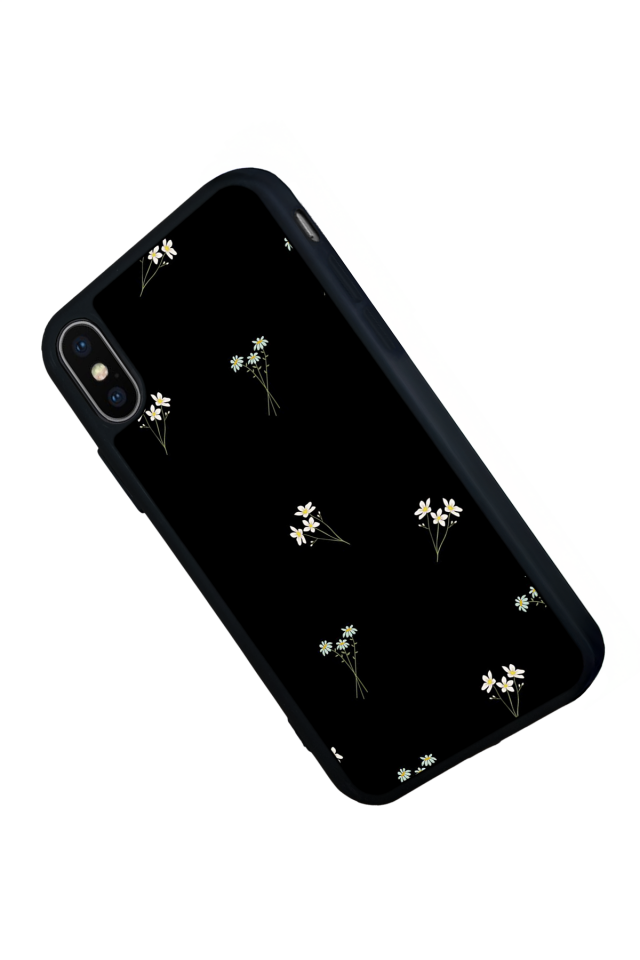 iPhone XS Max Uyumlu Cicek Tasarımlı Glossy Premium Kılıf