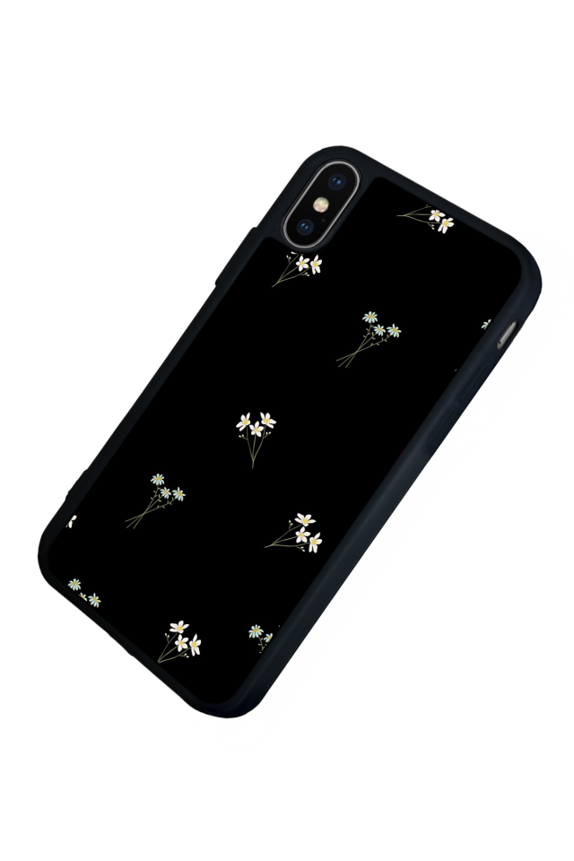 iPhone XS Max Uyumlu Cicek Tasarımlı Glossy Premium Kılıf