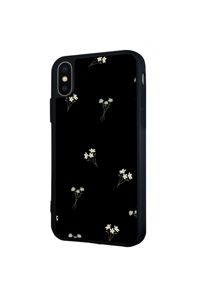iPhone XS Max Uyumlu Cicek Tasarımlı Glossy Premium Kılıf
