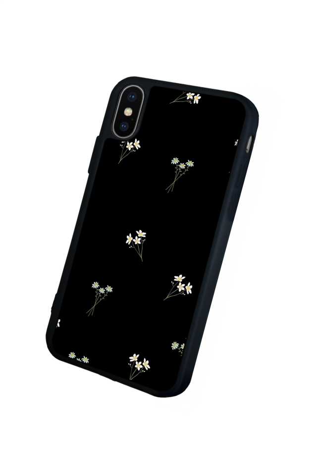 iPhone XS Max Uyumlu Cicek Tasarımlı Glossy Premium Kılıf