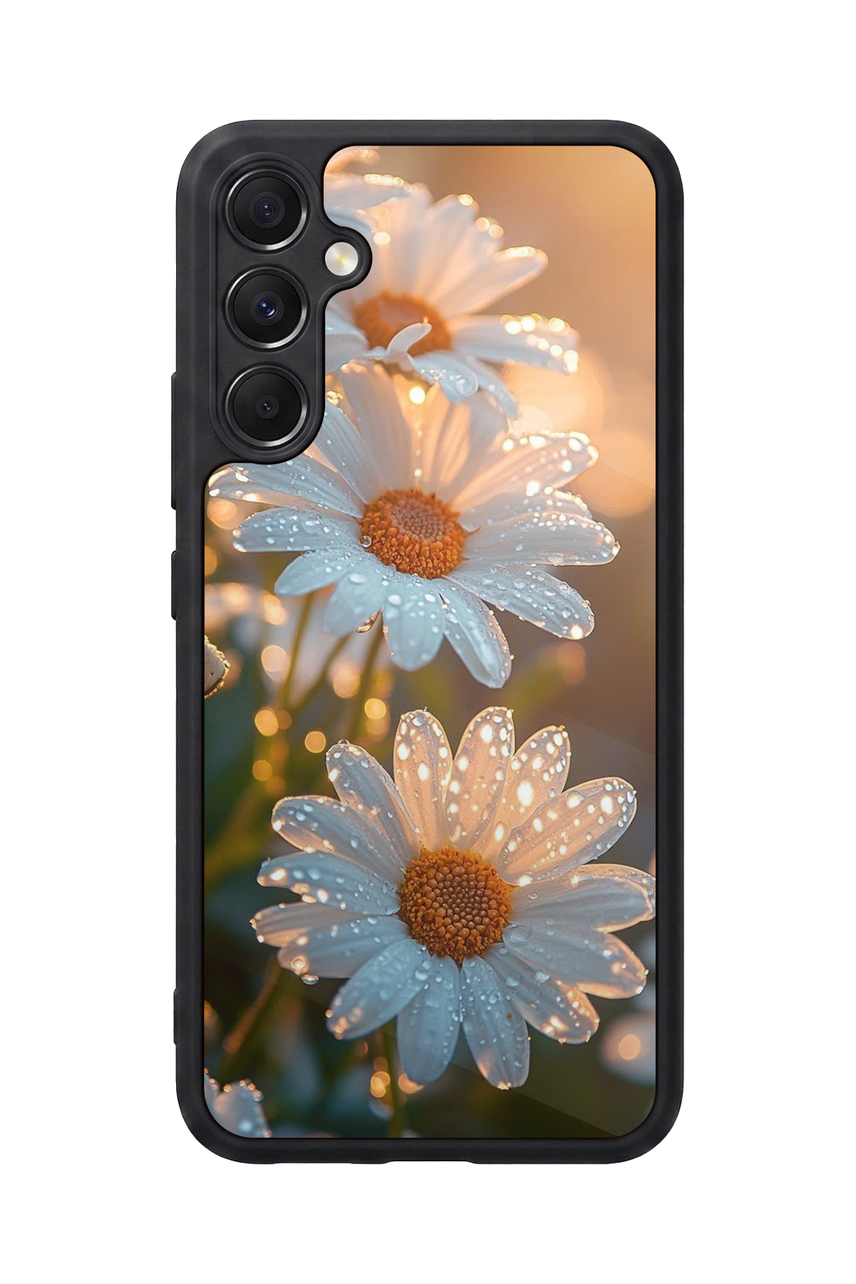 Samsung Galaxy A34 Uyumlu Cicek Tasarımlı Glossy Premium Kılıf
