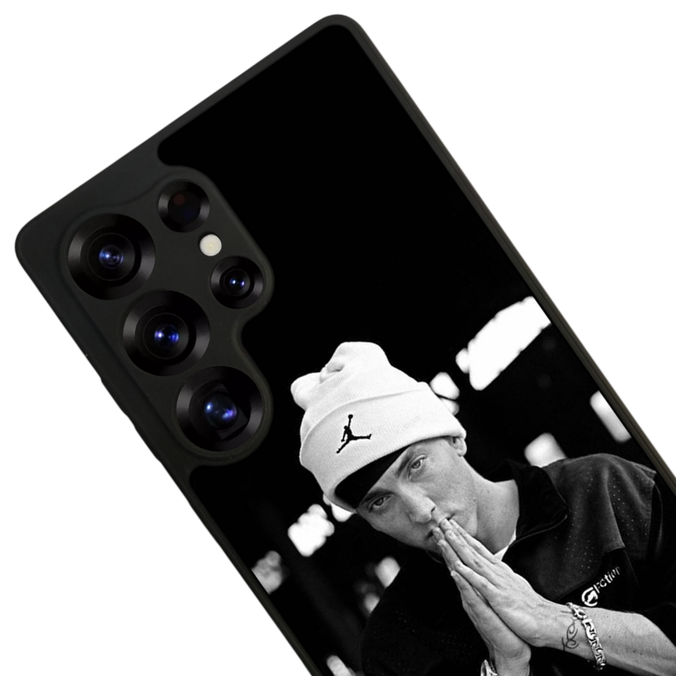 Samsung Galaxy S25 Ultra Uyumlu Eminem Tasarımlı Glossy Premium Kılıf