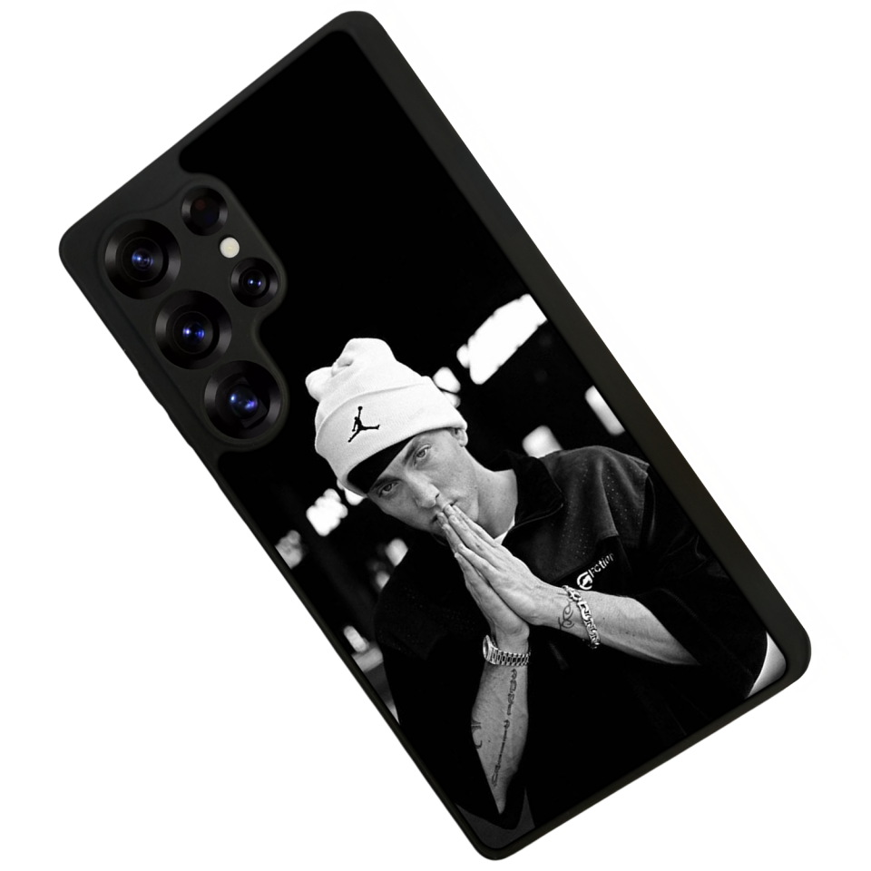 Samsung Galaxy S25 Ultra Uyumlu Eminem Tasarımlı Glossy Premium Kılıf