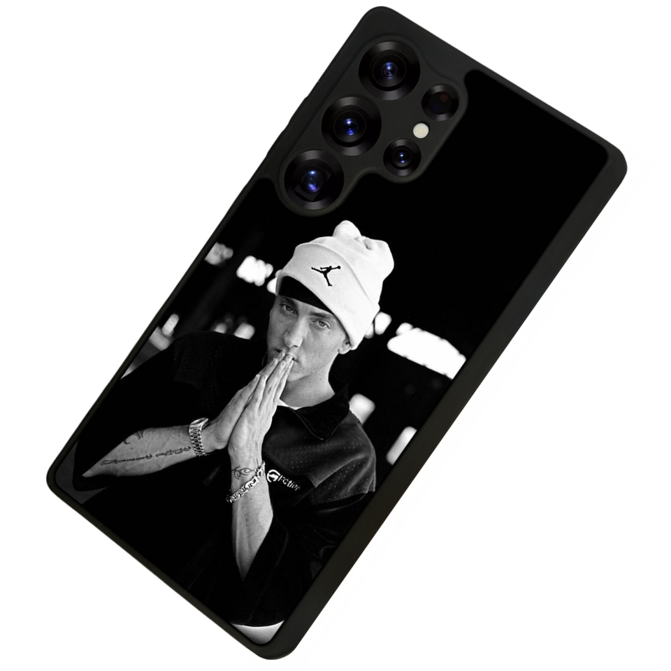 Samsung Galaxy S25 Ultra Uyumlu Eminem Tasarımlı Glossy Premium Kılıf