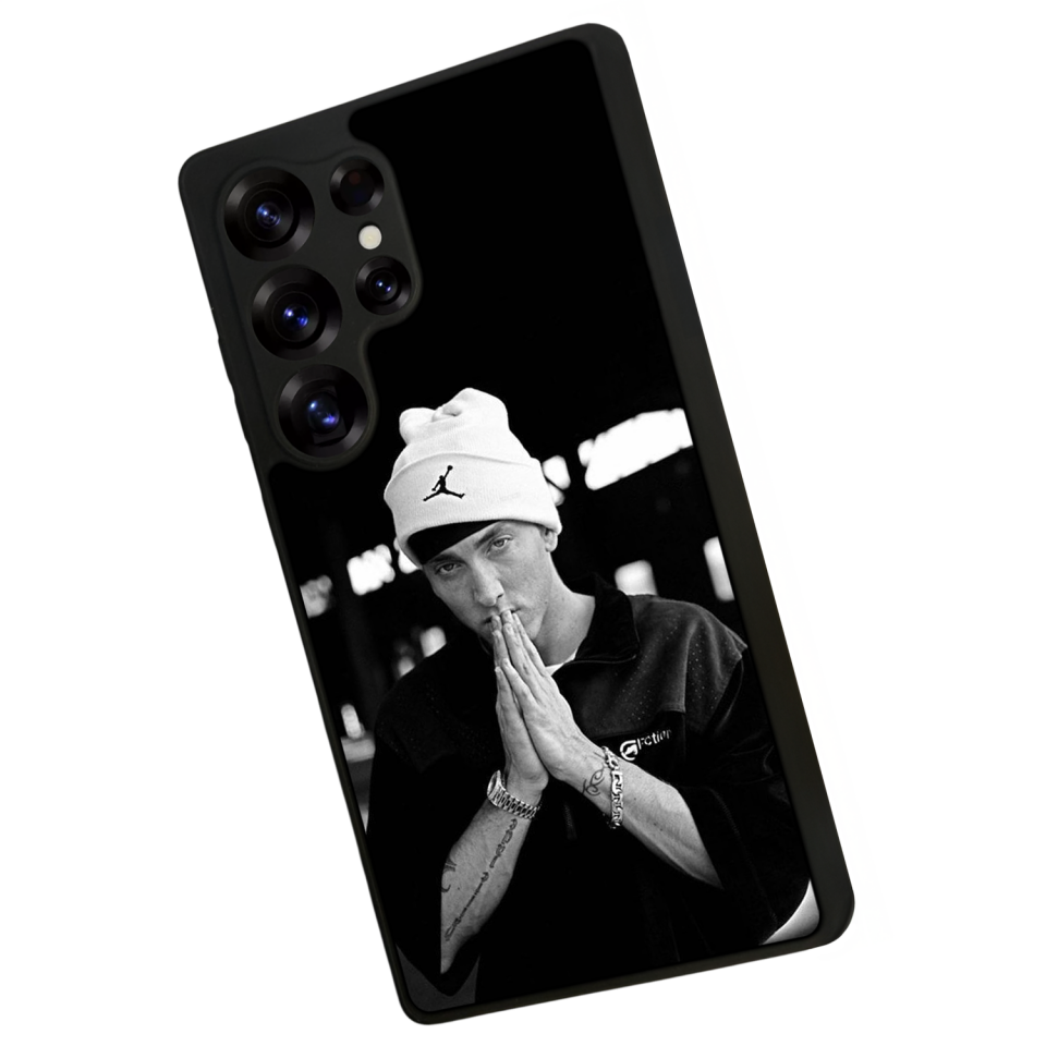 Samsung Galaxy S25 Ultra Uyumlu Eminem Tasarımlı Glossy Premium Kılıf