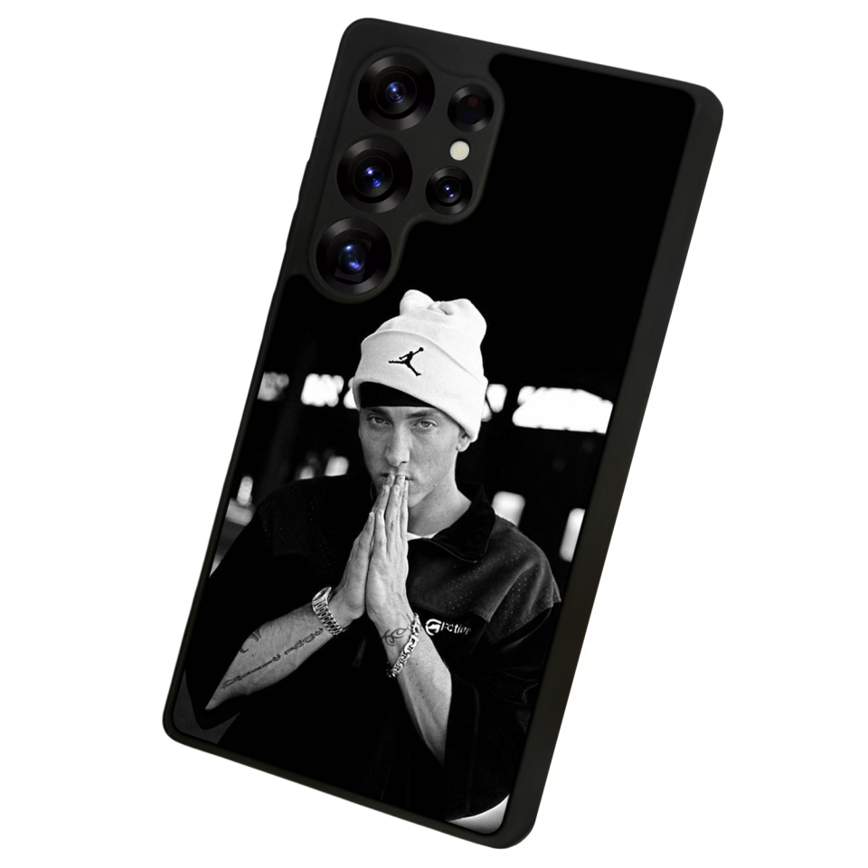 Samsung Galaxy S25 Ultra Uyumlu Eminem Tasarımlı Glossy Premium Kılıf