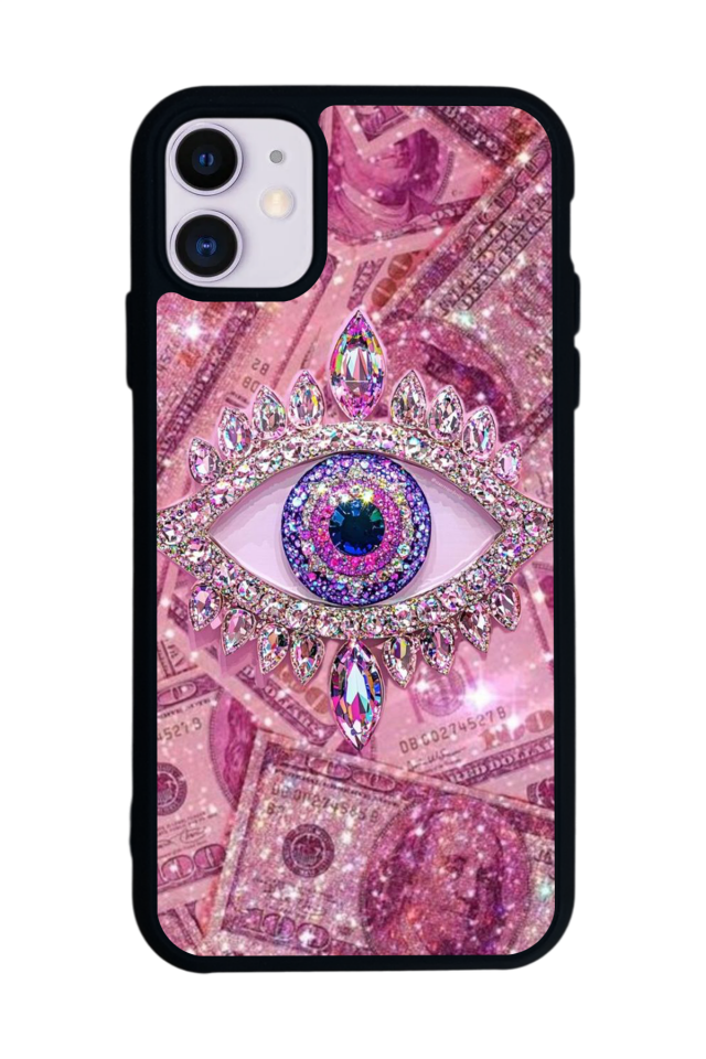 iPhone 11 Uyumlu Göz Tasarımlı Glossy Premium Kılıf