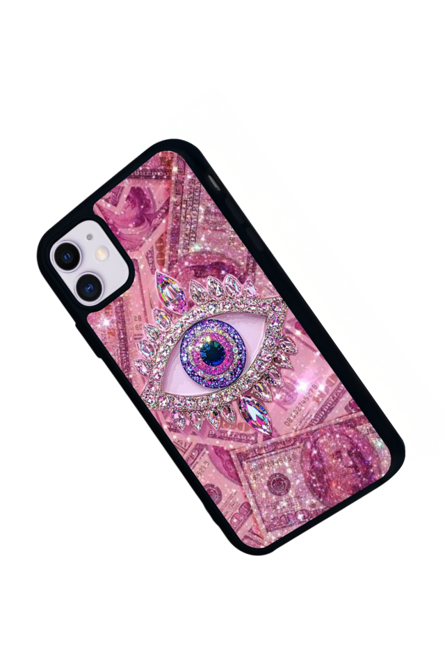 iPhone 11 Uyumlu Göz Tasarımlı Glossy Premium Kılıf