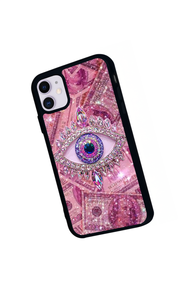 iPhone 11 Uyumlu Göz Tasarımlı Glossy Premium Kılıf