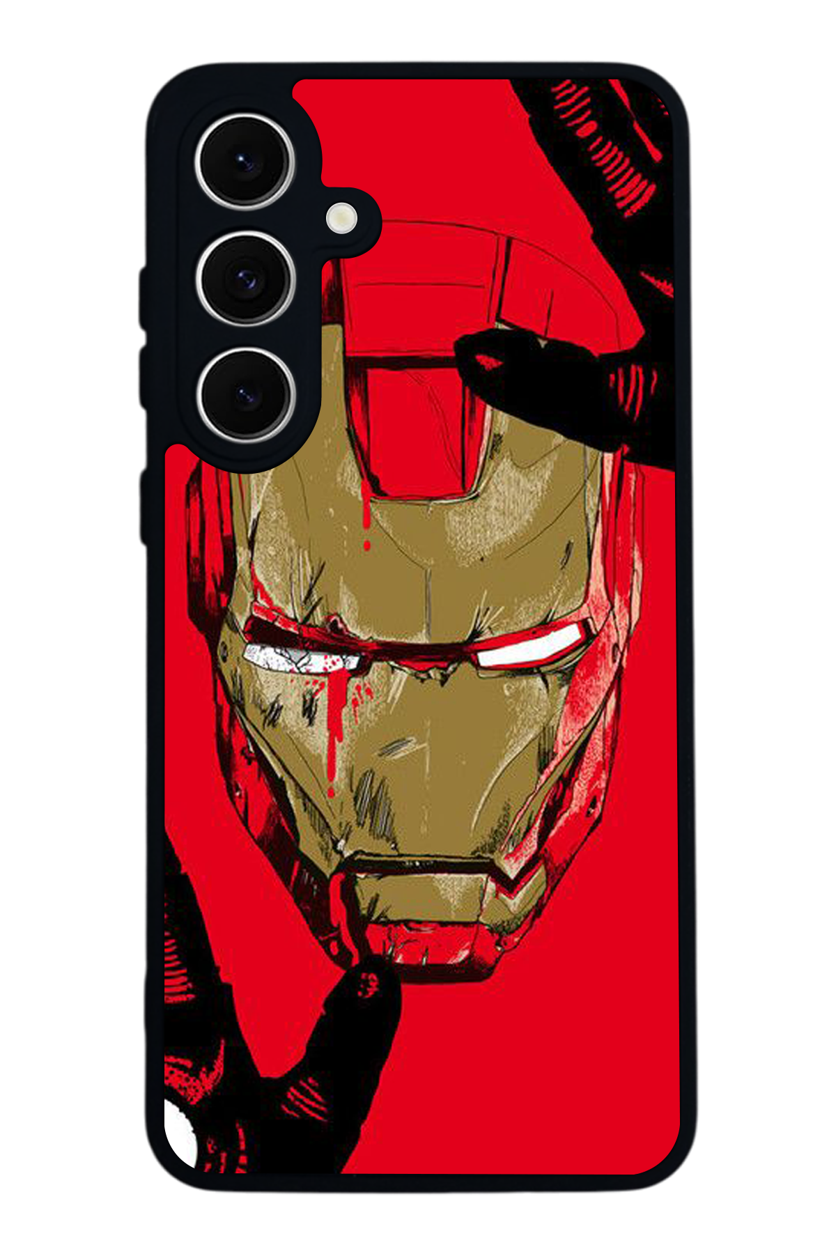 Samsung Galaxy S24 FE Uyumlu  Iron Man ( Demir Adam ) Tasarımlı Glossy Premium Kılıf
