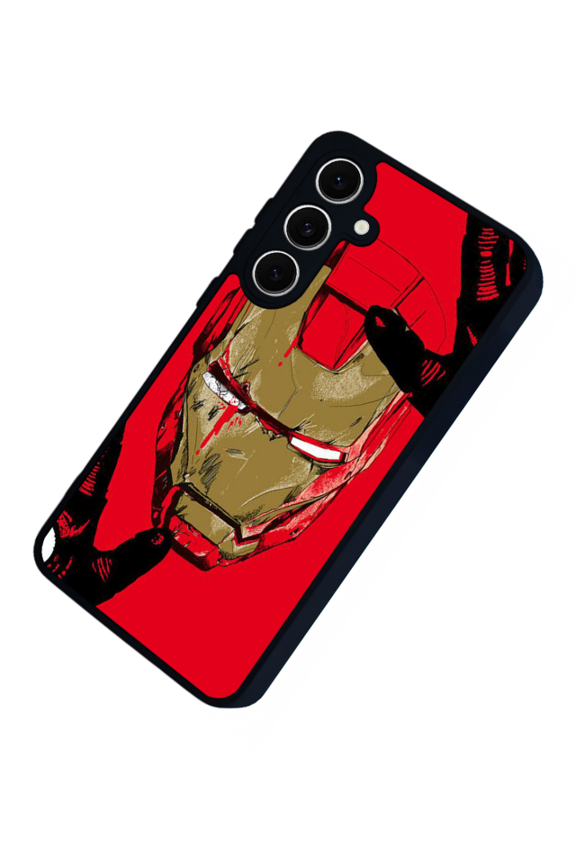 Samsung Galaxy S24 FE Uyumlu  Iron Man ( Demir Adam ) Tasarımlı Glossy Premium Kılıf