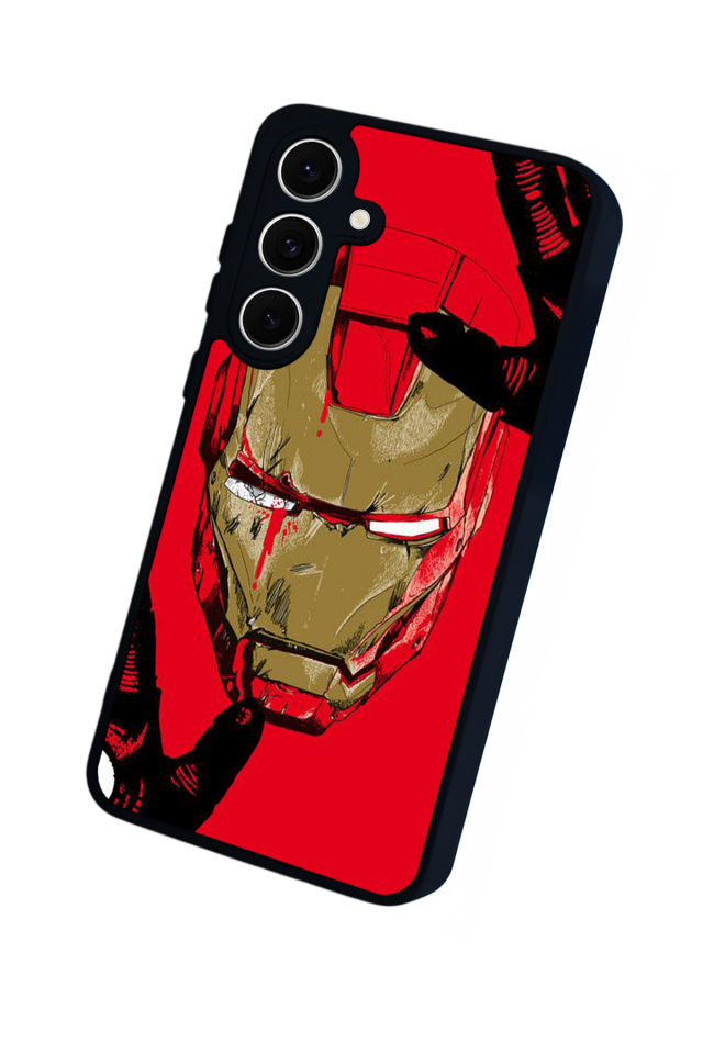 Samsung Galaxy S24 FE Uyumlu  Iron Man ( Demir Adam ) Tasarımlı Glossy Premium Kılıf