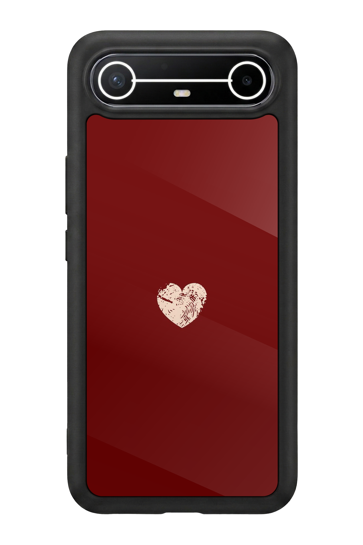 Tecno Spark Slim 5G Uyumlu Kalp Love Tasarımlı Glossy Premium Kılıf