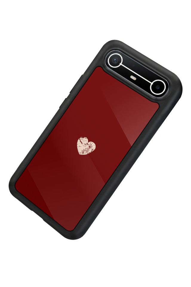Tecno Spark Slim 5G Uyumlu Kalp Love Tasarımlı Glossy Premium Kılıf