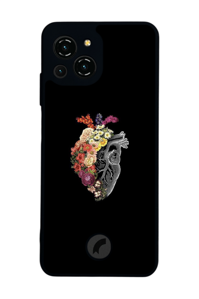 Reeder S23 Pro Max Uyumlu Kalp Love Tasarımlı Glossy Premium Kılıf