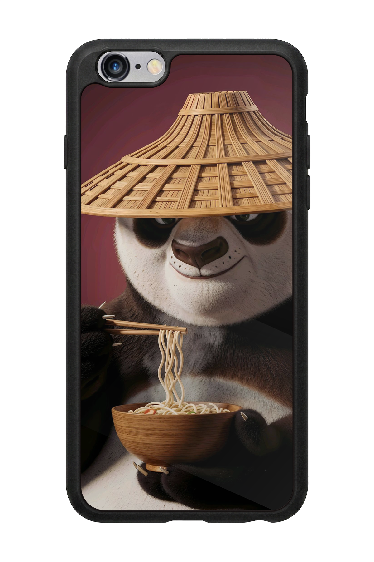 iPhone 6s Plus Uyumlu Kung Fu Panda Tasarımlı Glossy Premium Kılıf