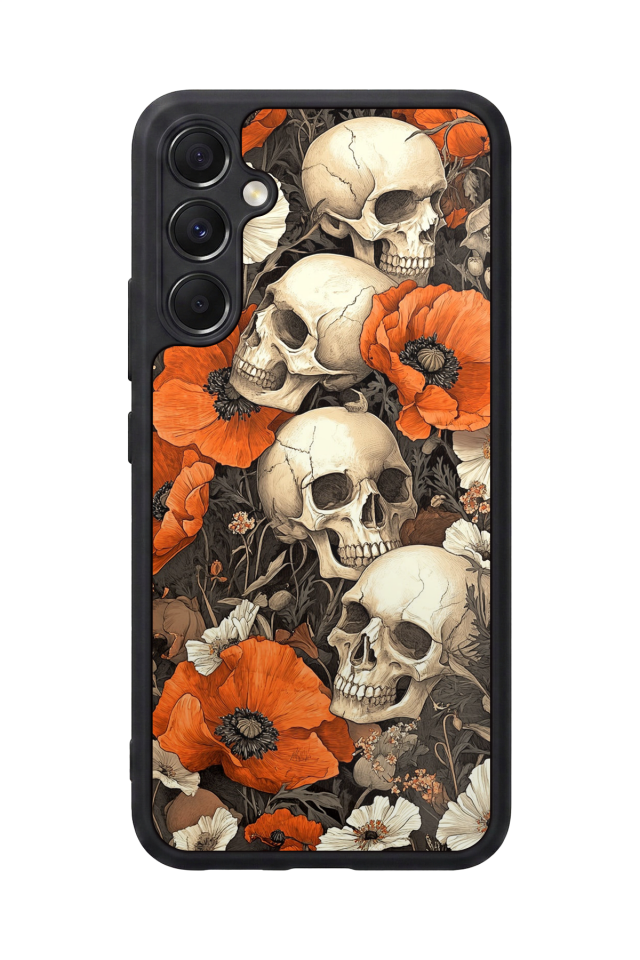 Samsung Galaxy M34 Uyumlu KuruKafa Tasarımlı Glossy Premium Kılıf