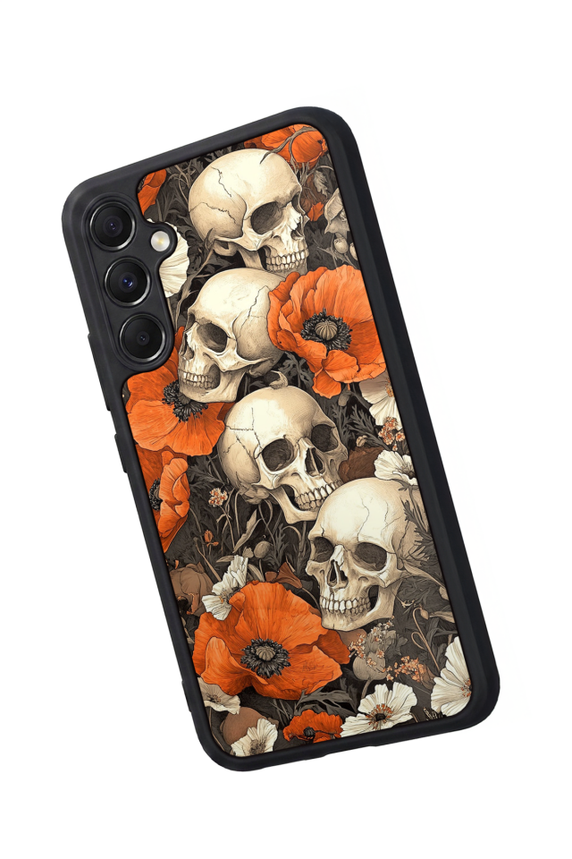 Samsung Galaxy M34 Uyumlu KuruKafa Tasarımlı Glossy Premium Kılıf