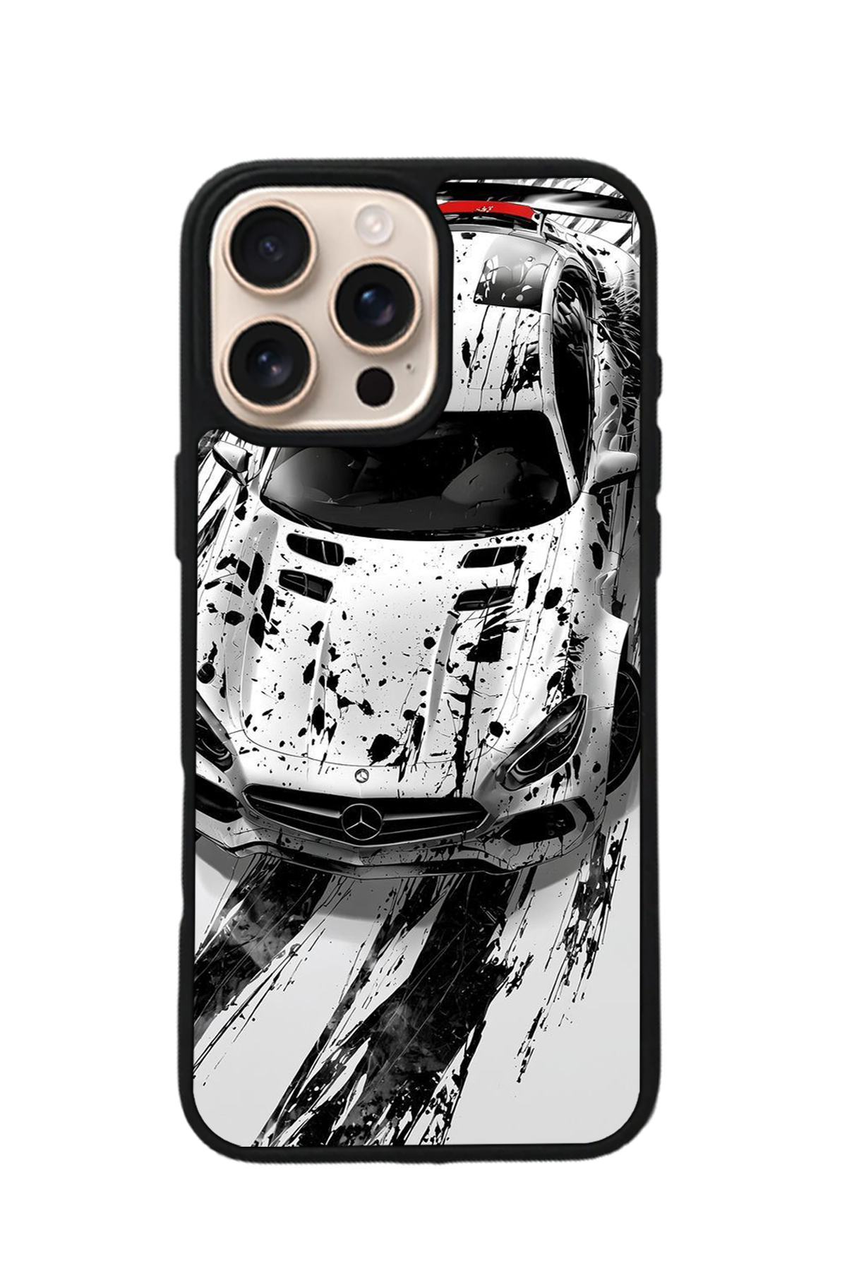iPhone 16 Pro Max Uyumlu Mercedes Tasarımlı Glossy Premium Kılıf