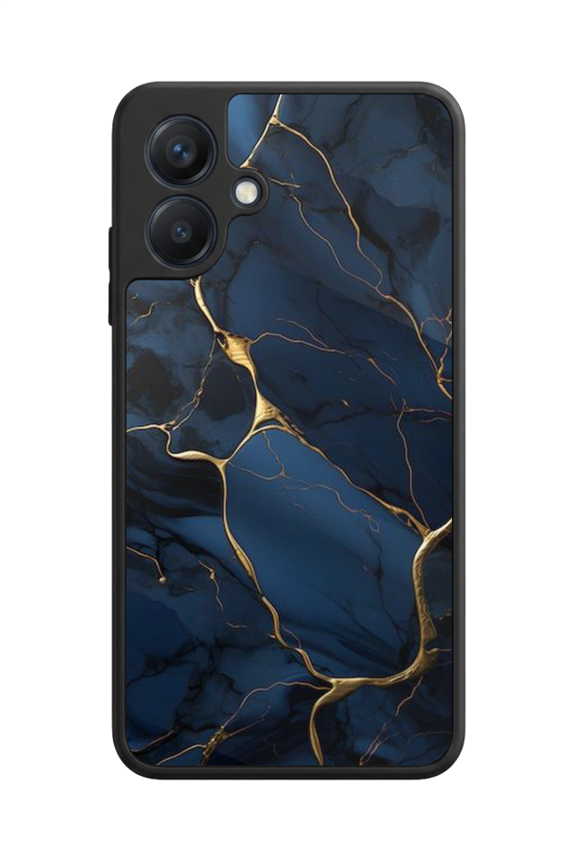 Samsung Galaxy A07 Uyumlu Mermer Marble Tasarımlı Glossy Premium Kılıf