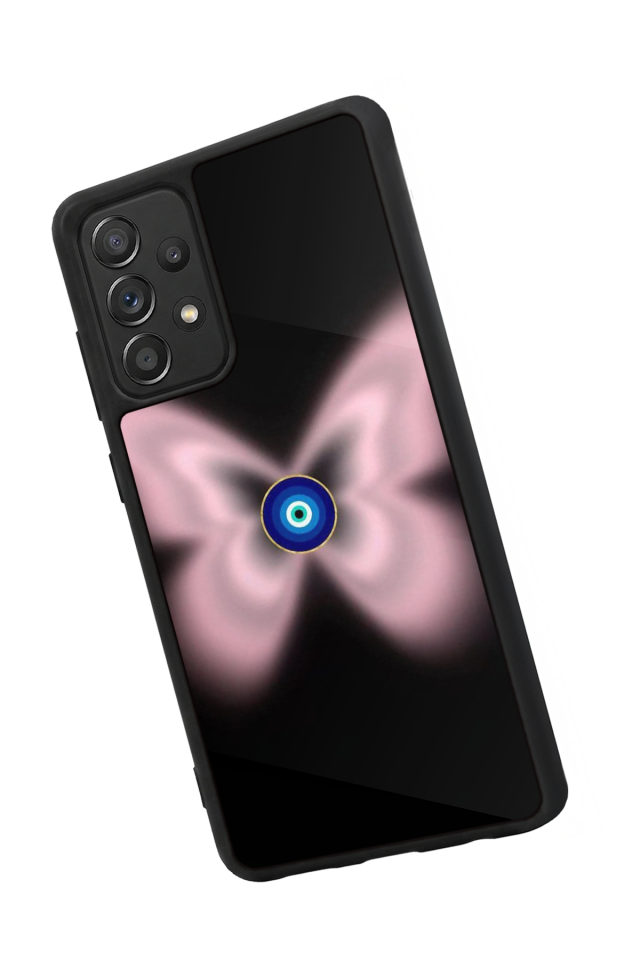 Samsung Galaxy A72 Uyumlu Nazar Tasarımlı Glossy Premium Kılıf