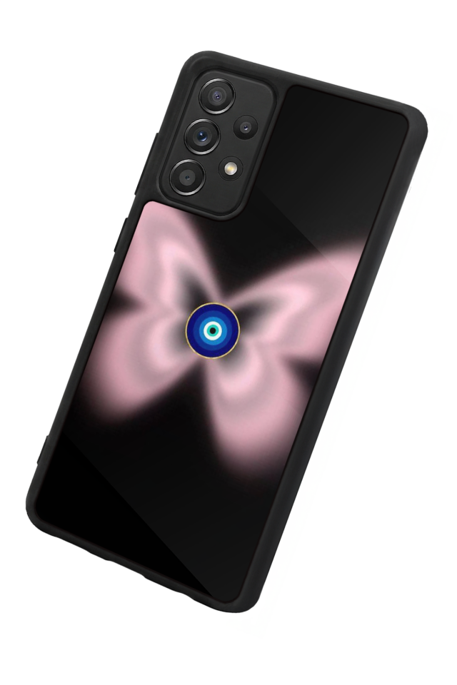 Samsung Galaxy A72 Uyumlu Nazar Tasarımlı Glossy Premium Kılıf
