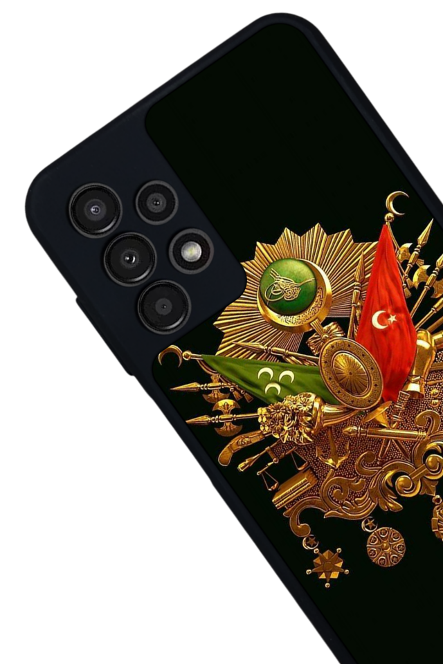 Samsung Galaxy A13 Uyumlu Osmanli Tugrasi Tasarımlı Glossy Premium Kılıf