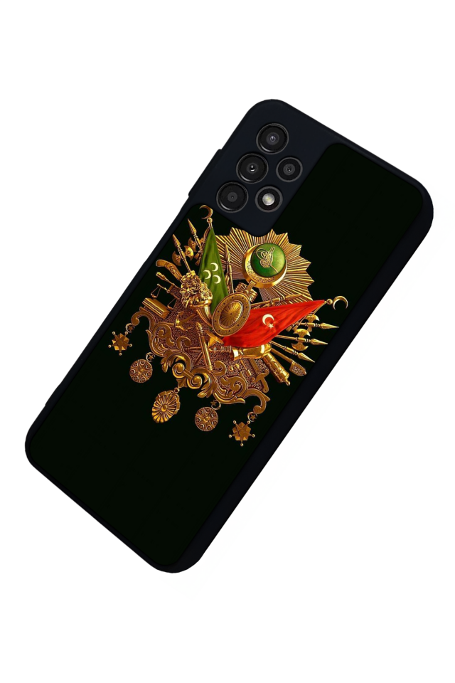 Samsung Galaxy A13 Uyumlu Osmanli Tugrasi Tasarımlı Glossy Premium Kılıf