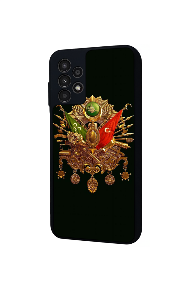 Samsung Galaxy A13 Uyumlu Osmanli Tugrasi Tasarımlı Glossy Premium Kılıf