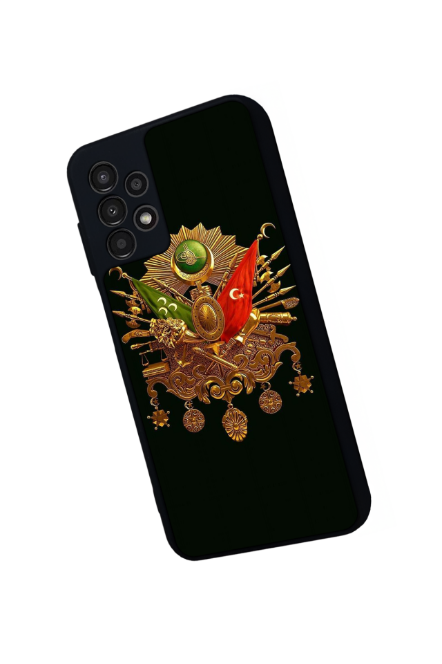 Samsung Galaxy A13 Uyumlu Osmanli Tugrasi Tasarımlı Glossy Premium Kılıf