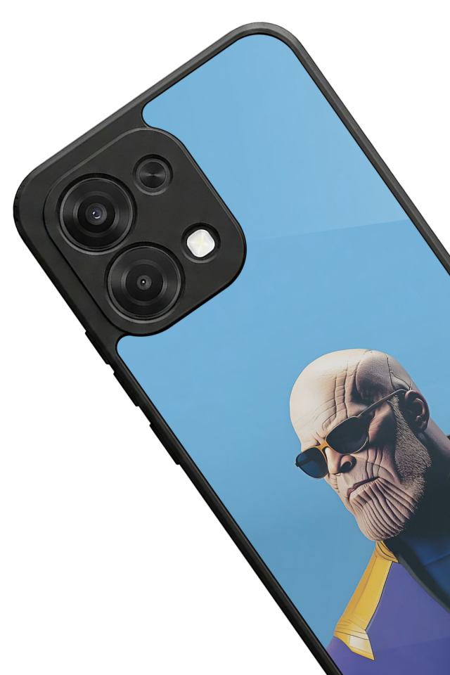 Oppo A6 Pro Uyumlu Thanos Tasarımlı Glossy Premium Kılıf